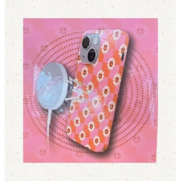 XO Poppy for IPHONE 15/14/13 Daisy Simely Face Emoji Phone Case & Wallet - Picture 4 of 8